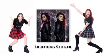 Lightning Mia x Ally Sticker